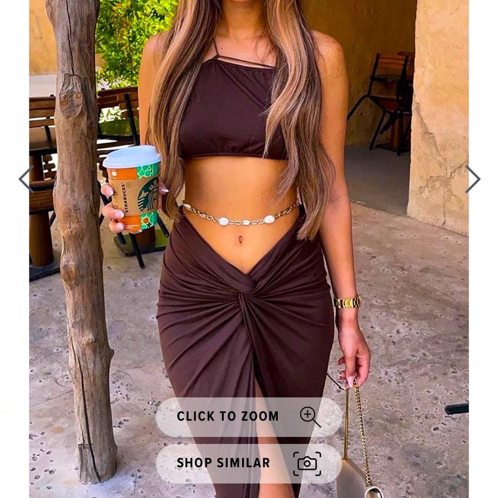 Island chika skirt set